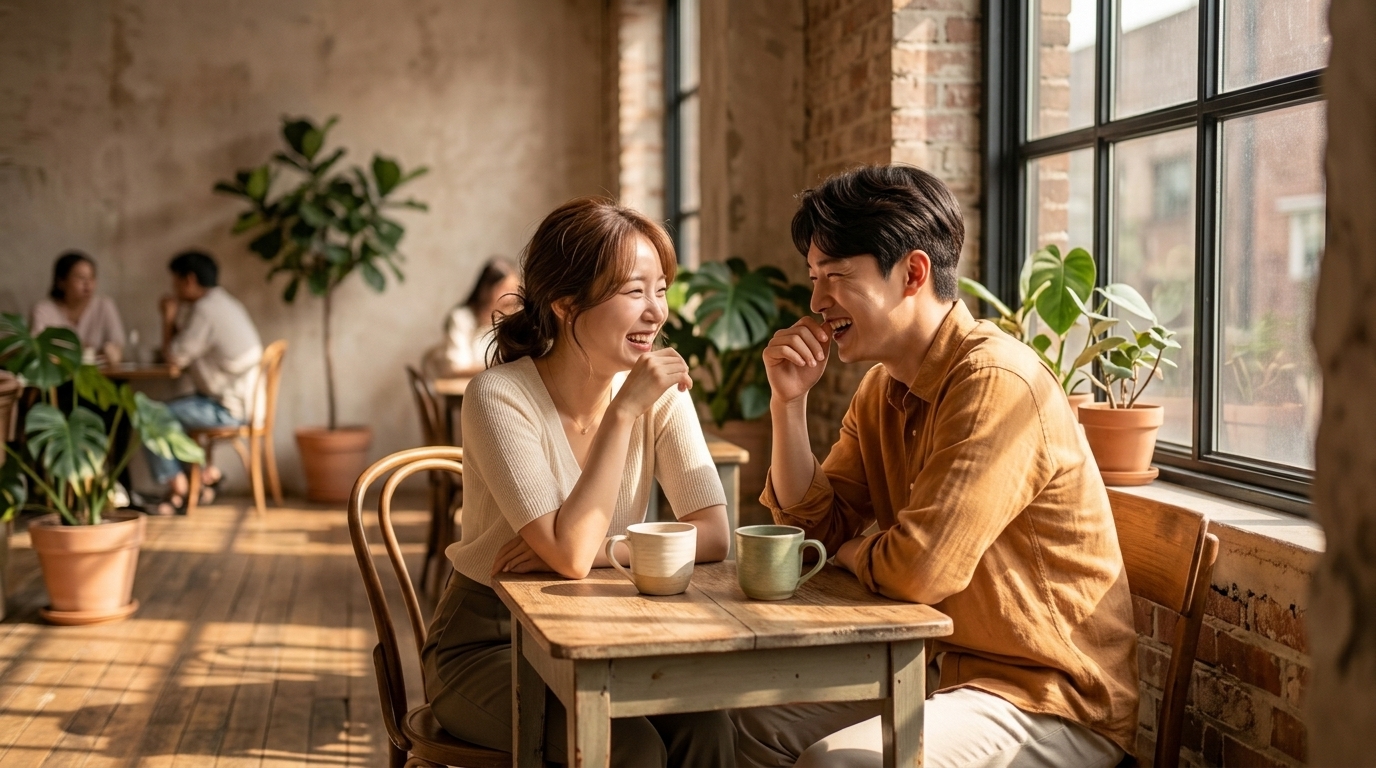 첫 데이트 대화 주제 - 심리학 기반 7가지 자연스러운 대화 - 대표 이미지